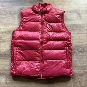 Vintage Nike ACG Down Puffer Vest Jacket USA Olympics Red Mens Large NBC Quilted